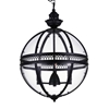 Picture of 20" 3 Light Up Mini Pendant with Black finish