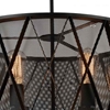 Picture of 20" 4 Light Up Chandelier with Black finish