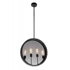Picture of 20" 4 Light Up Pendant with Black finish