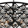 Picture of 20" 5 Light  Chandelier with Black finish