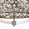Picture of 20" 5 Light  Chandelier with Satin Nickel finish
