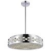 Picture of 20" 6 Light Down Chandelier with Chrome finish