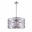 20" 6 Light Drum Shade Chandelier with Chrome finish