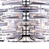 Picture of 20" 6 Light Drum Shade Chandelier with Chrome finish