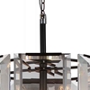 Picture of 20" 8 Light  Chandelier with Black finish
