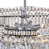 Picture of 20" 8 Light Down Chandelier with Chrome finish