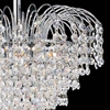 Picture of 20" 8 Light Down Chandelier with Chrome finish