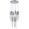 Picture of 20" 9 Light Multi Light Pendant with Chrome finish