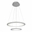 20" LED  Chandelier with White finish
