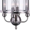 Picture of 21" 4 Light Drum Shade Pendant with Satin Nickel finish