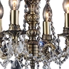 Picture of 21" 4 Light Up Chandelier with Antique Brass finish