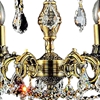 Picture of 21" 5 Light Up Chandelier with French Gold finish