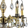 Picture of 21" 5 Light Up Chandelier with French Gold finish