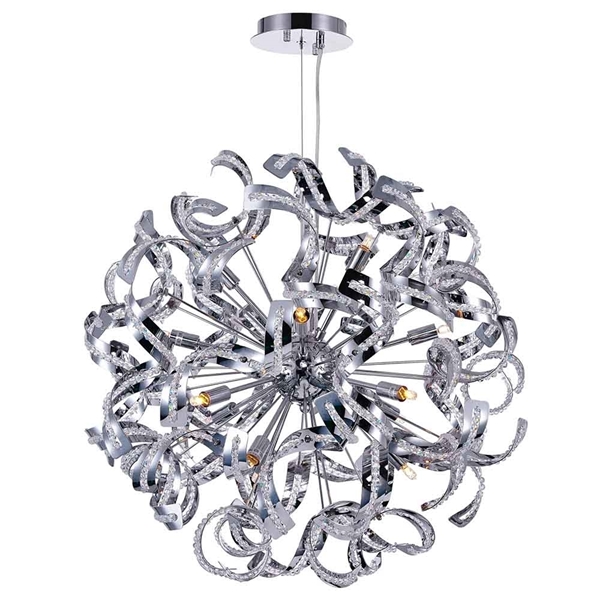 Picture of 22" 14 Light  Chandelier with Chrome finish
