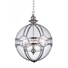 Picture of 22" 3 Light  Pendant with Chrome finish