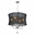 22" 4 Light Drum Shade Chandelier with Chrome finish
