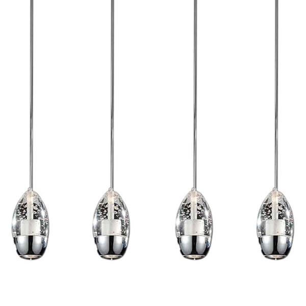 Picture of 22" 4 Light Multi Light Pendant with Chrome finish