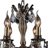 Picture of 22" 6 Light Up Chandelier with Antique Brass finish