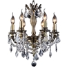 Picture of 22" 6 Light Up Chandelier with French Gold finish