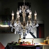 Picture of 22" 6 Light Up Chandelier with French Gold finish