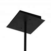 Picture of 22" LED Drum Shade Island Light with Black finish
