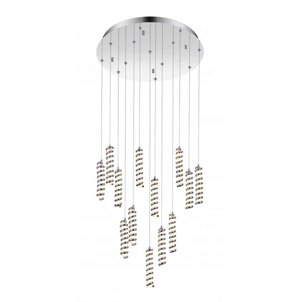 Picture of 22" LED Multi Point Pendant with Chrome finish