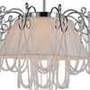 Picture of 23" 5 Light Drum Shade Chandelier with Chrome finish