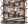 Picture of 23" 6 Light Up Chandelier with Brown finish