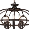 Picture of 23" 8 Light Up Chandelier with Brushed Golden Brown finish