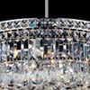 Picture of 24" 10 Light Down Chandelier with Chrome finish