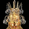 Picture of 24" 10 Light Down Chandelier with Gold finish