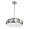 Picture of 24" 10 Light Drum Shade Chandelier with Chrome finish