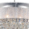 Picture of 24" 12 Light Drum Shade Chandelier with Chrome finish