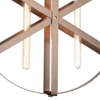 Picture of 24" 3 Light Down Pendant with Brown finish