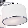 Picture of 24" 3 Light Drum Shade Flush Mount with Chrome finish