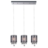 Picture of 24" 3 Light Multi Light Pendant with Chrome finish