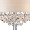 Picture of 24" 3 Light Table Lamp with Chrome finish