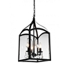 Picture of 24" 3 Light Up Chandelier with Black finish