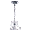 Picture of 24" 4 Light Up Mini Chandelier with Chrome finish