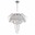 24" 5 Light Drum Shade Chandelier with Chrome finish