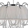 Picture of 24" 5 Light Drum Shade Chandelier with Chrome finish