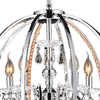 Picture of 24" 5 Light Up Chandelier with Chrome finish