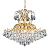 Picture of 24" 6 Light Down Chandelier with Gold finish