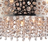 Picture of 24" 9 Light Drum Shade Chandelier with Chrome finish