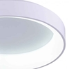 Picture of 24" LED Drum Shade Flush Mount with White finish
