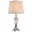 25" 1 Light Table Lamp with Brushed Nickel finish