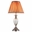 25" 1 Light Table Lamp with Satin Nickel finish
