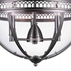 Picture of 25" 3 Light Up Chandelier with Satin Nickel finish
