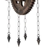 Picture of 25" 4 Light Up Chandelier with Rust finish