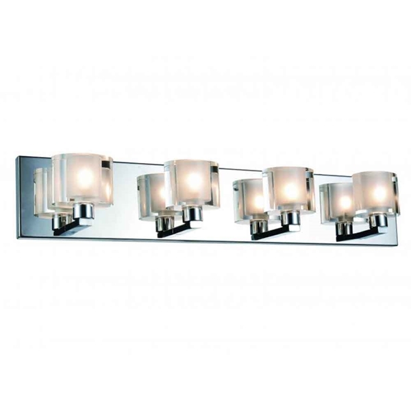 Picture of 25" 4 Light Wall Sconce with Chrome finish